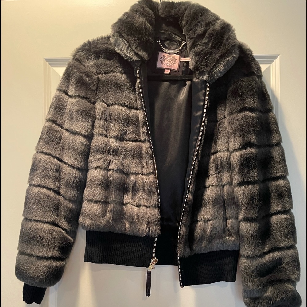 Juicy Couture Faux Fur Jacket
